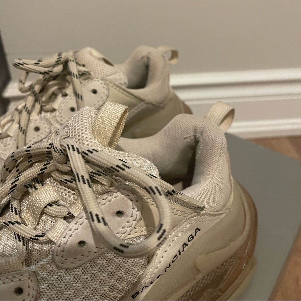 Authentic Balenciaga Triple S Trainers Clear Sole - Picture 5 of 6